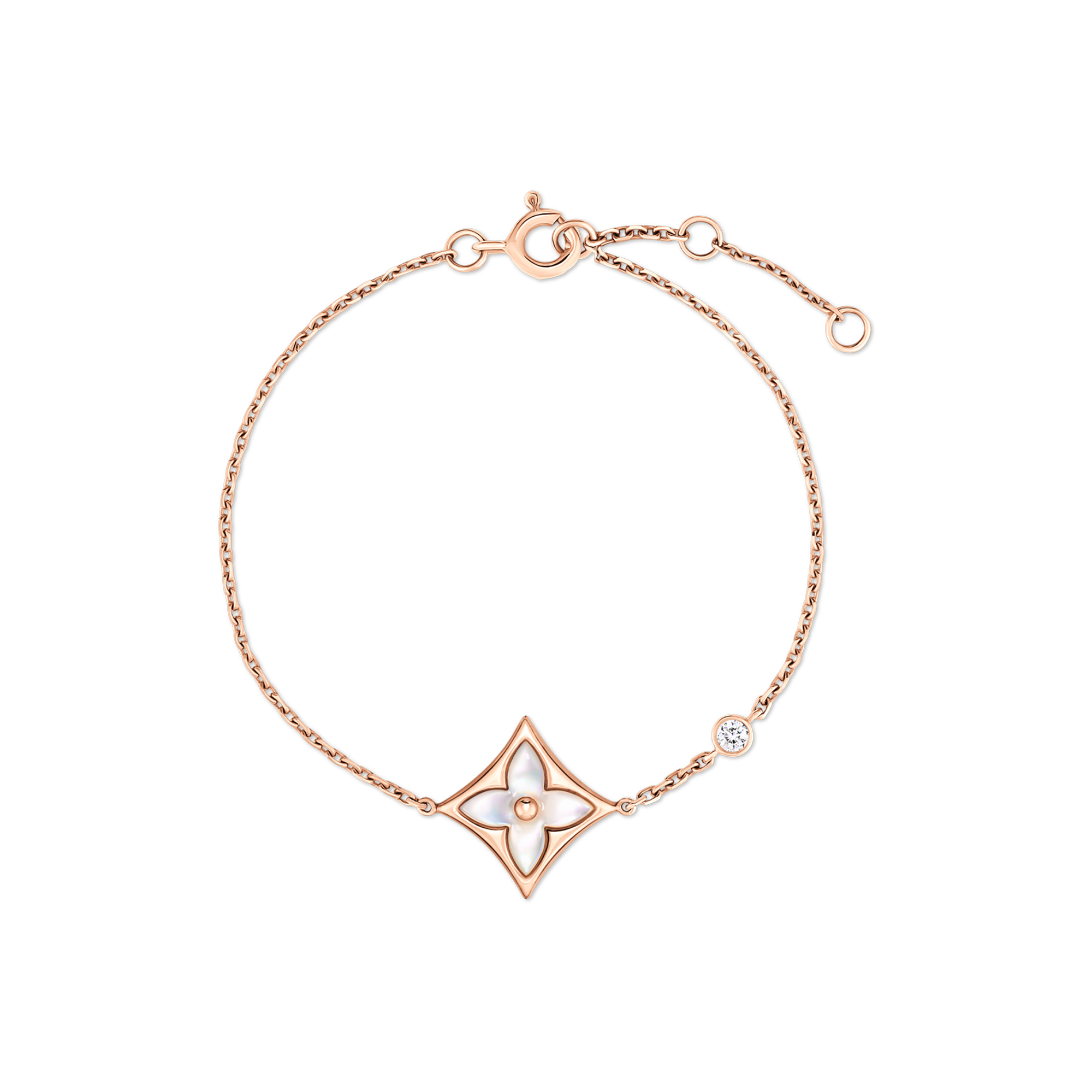 ブレスレット Louis Vuitton Color Blossom BB Star Bracelet QA5115 Color Blossom BB Star and Sun Multi-Motif Bracelet, Pink